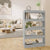 Book Cabinet/Room Divider Grey Sonoma 80x30x135 cm Engineered Wood