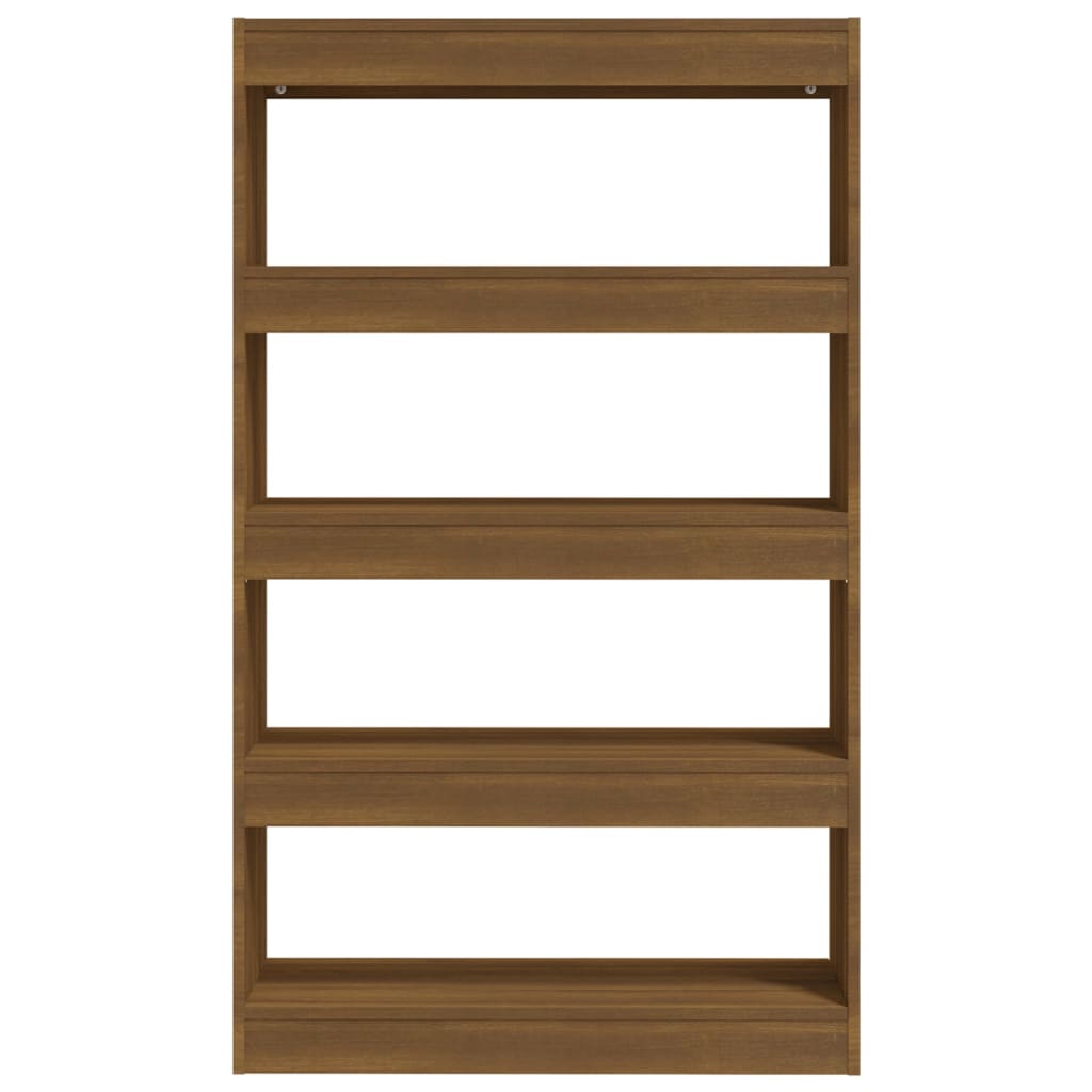 Book Cabinet/Room Divider Brown Oak 80x30x135 cm Engineered Wood