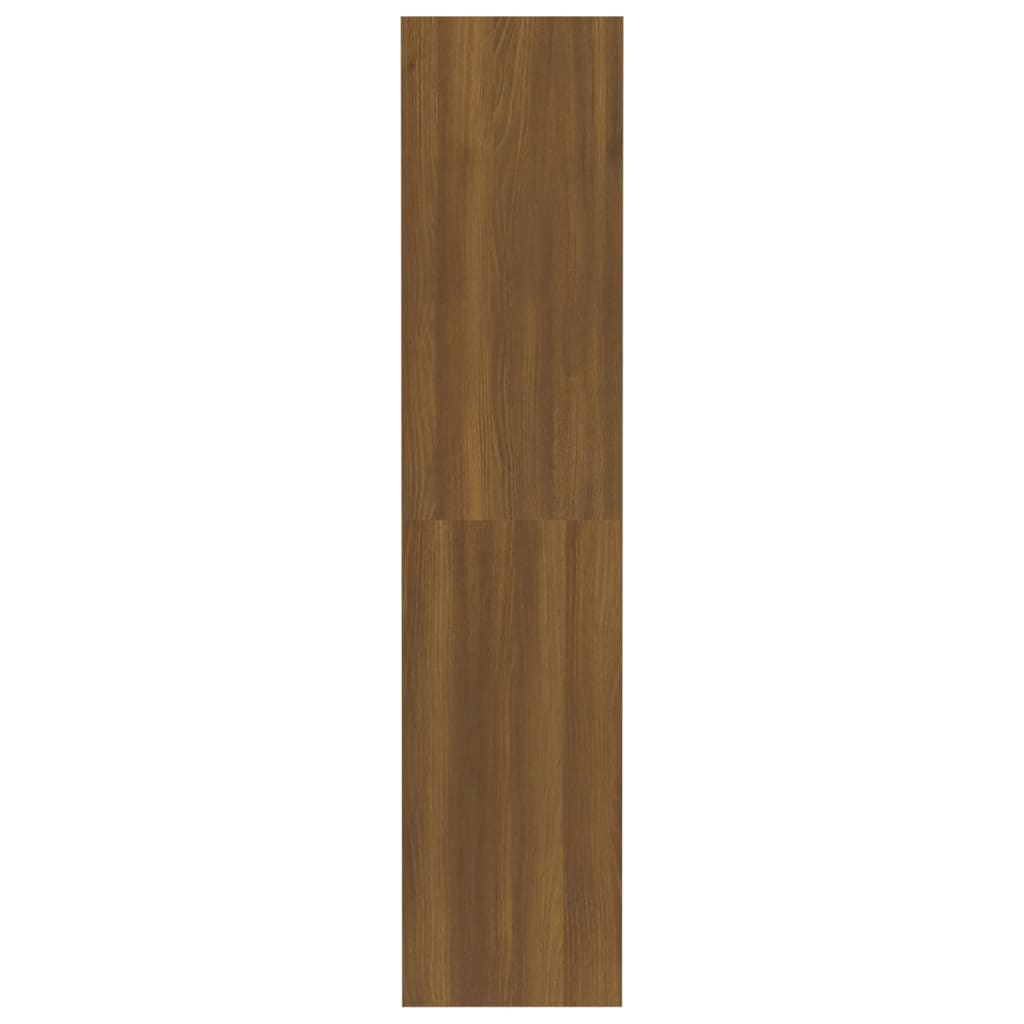 Book Cabinet/Room Divider Brown Oak 80x30x135 cm Engineered Wood