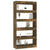 Book Cabinet/Room Divider Smoked Oak 80x30x166 cm Engineered Wood