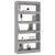 Book Cabinet/Room Divider Grey Sonoma 80x30x166 cm Engineered Wood