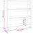 Book Cabinet/Room Divider Grey Sonoma 100x30x103 cm