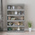 Book Cabinet/Room Divider Grey Sonoma 100x30x166 cm