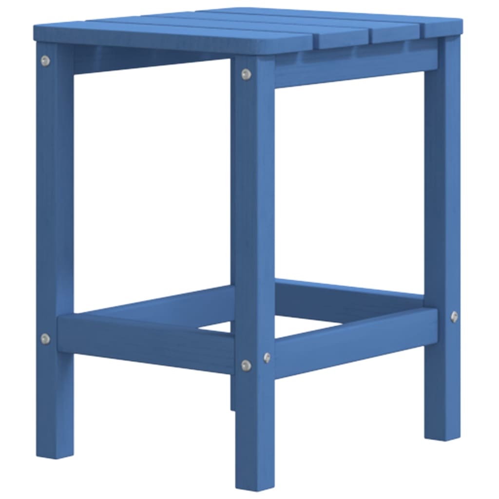 Garden Adirondack Chair with Table HDPE Aqua Blue