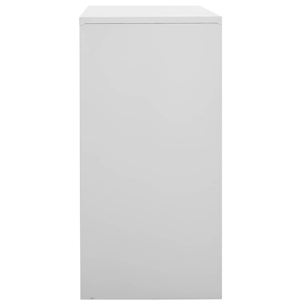 Locker Cabinets 5 pcs Light Grey 90x45x92.5 cm Steel