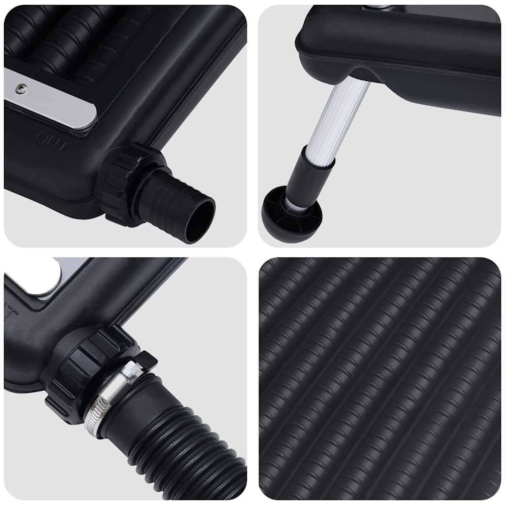 Curved Pool Solar Heating Panels 3 pcs 110x65 cm