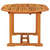 Garden Table 200x100x75 cm Solid Wood Eucalyptus