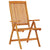 Folding Garden Chairs 2 pcs Solid Wood Eucalyptus