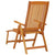 Folding Garden Chairs with Footrests 2 pcs Solid Wood Eucalyptus