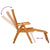 Folding Garden Chairs with Footrests 2 pcs Solid Wood Eucalyptus