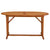 Garden Table 200x100x75 cm Solid Wood Eucalyptus