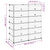 Shoe Rack Black 94.5x36.5x106 cm PP