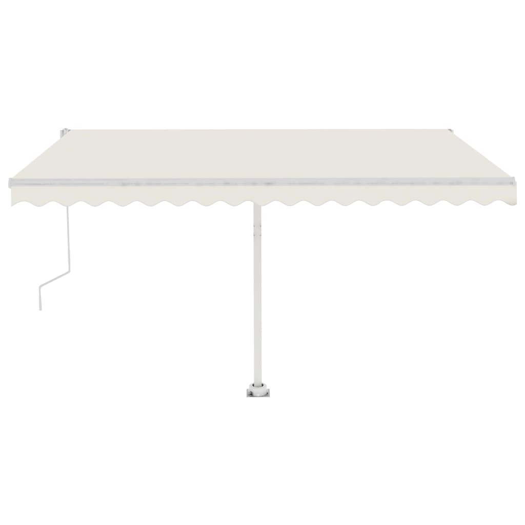 Freestanding Automatic Awning 400x300 cm Cream
