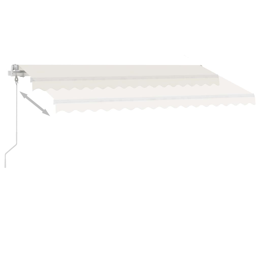 Freestanding Automatic Awning 400x300 cm Cream