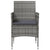 16 Piece Garden Lounge Set with Cushions Poly Rattan Grey