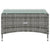 16 Piece Garden Lounge Set with Cushions Poly Rattan Grey