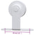 Sliding Door Hardware Kit 200 cm Steel White