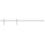 Sliding Door Hardware Kit 200 cm Steel White