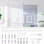 Sliding Door Hardware Kit 200 cm Steel White