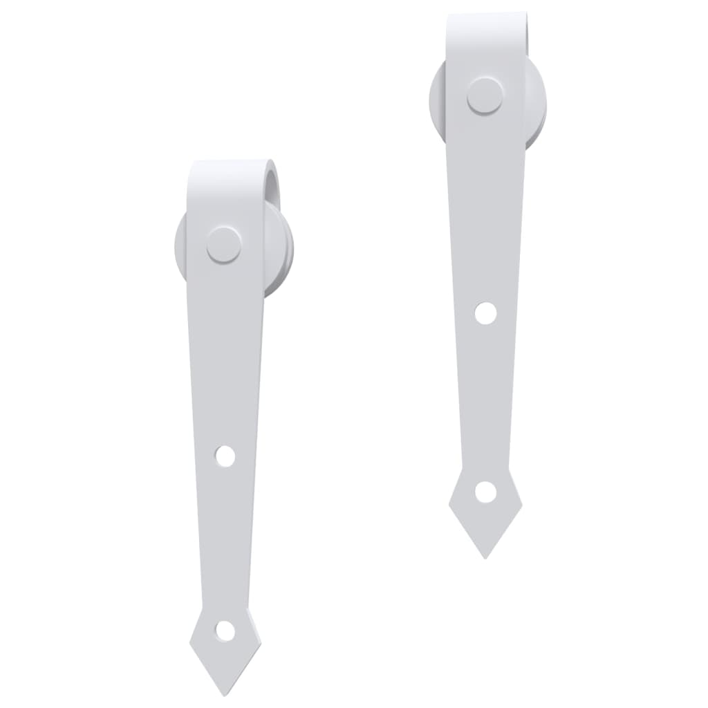 Sliding Door Hardware Kit 183 cm Steel White