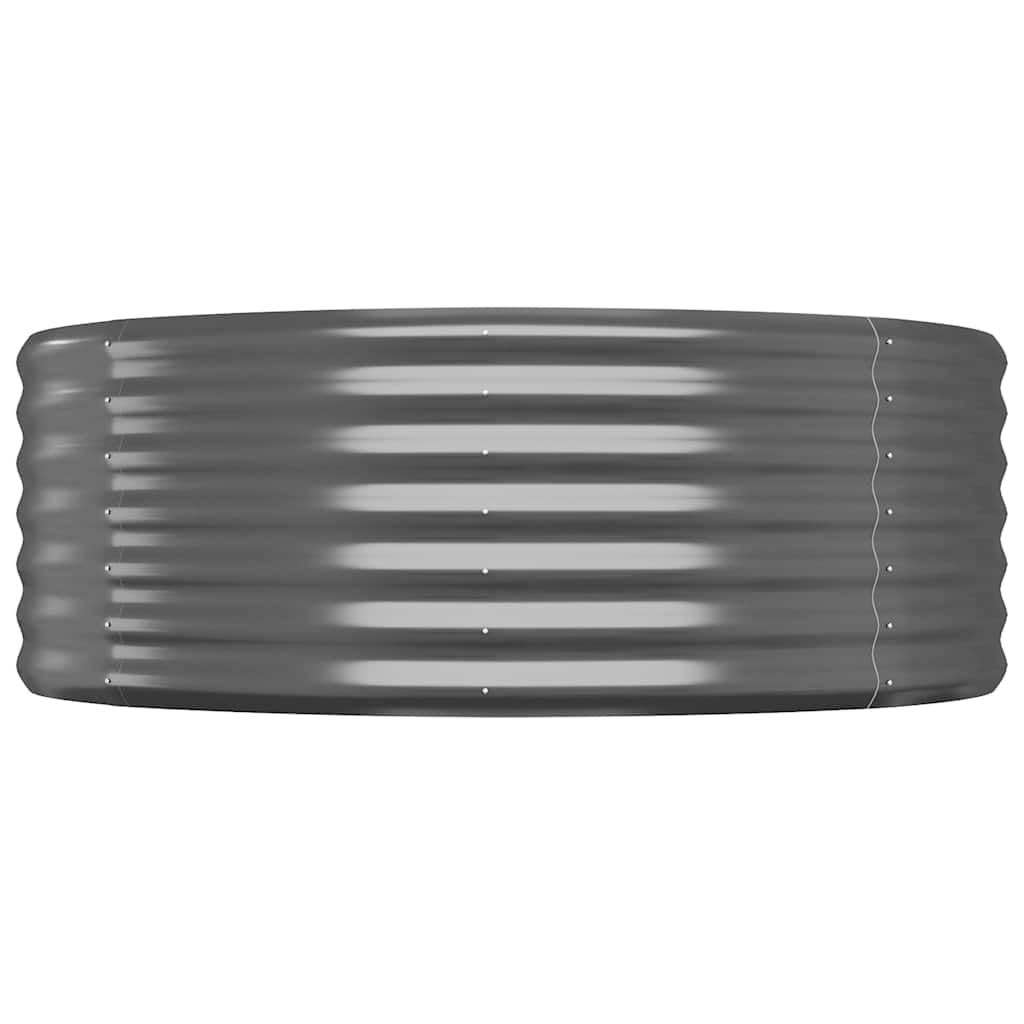 Garden Raised Bed Galvanised Steel 175x100x36 cm Anthracite