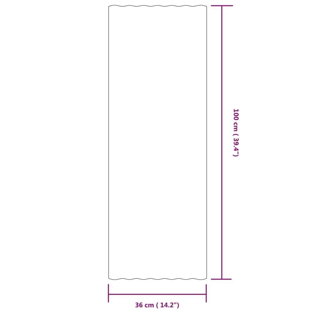 Roof Panels 12 pcs Powder-coated Steel Grey 100x36 cm