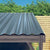 Roof Panels 12 pcs Powder-coated Steel Grey 100x36 cm