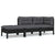 6 Piece Garden Lounge Set with Cushions Solid Pinewood