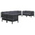 8 Piece Garden Lounge Set with Cushions Solid Pinewood