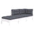 3 Piece Garden Lounge Set with Cushions Solid Wood Pine