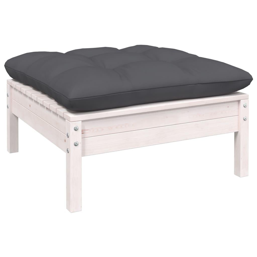 3 Piece Garden Lounge Set with Cushions Solid Wood Pine