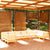 10 Piece Garden Lounge Set with Cream Cushions Pinewood