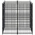 Outdoor Dog Kennel Steel 3.69 m²