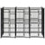 Outdoor Dog Kennel Steel 5.53 m²