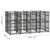 Outdoor Dog Kennel Steel 7.37 m²
