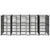 Outdoor Dog Kennel Steel 9.22 m²
