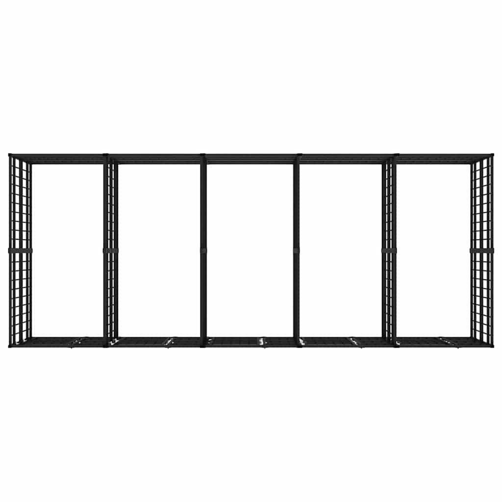 Outdoor Dog Kennel Steel 9,22 m²