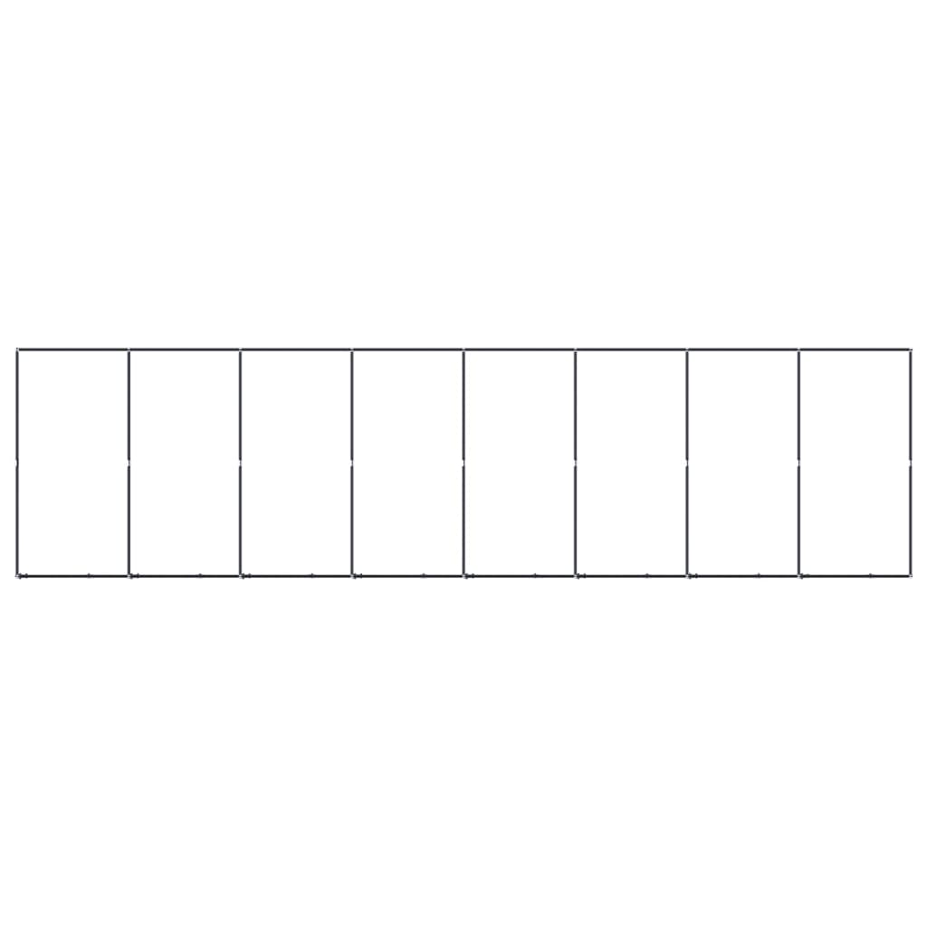 Outdoor Dog Kennel Steel 14.75 m²