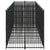 Outdoor Dog Kennel Steel 16.59 m²