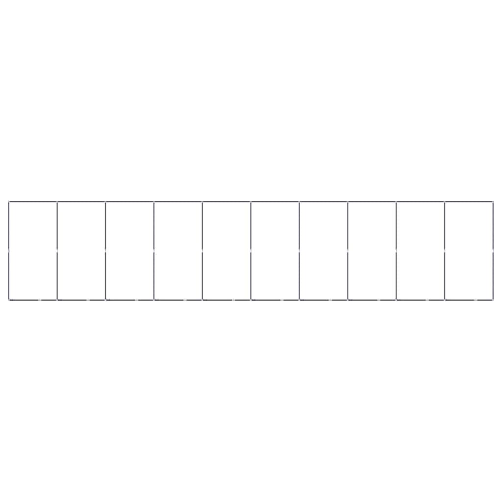 Outdoor Dog Kennel Steel 18.43 m²