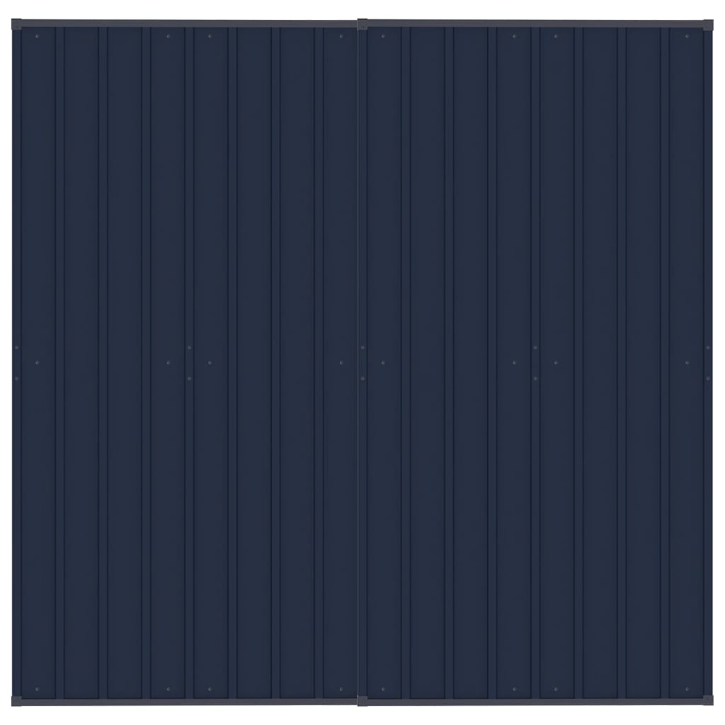 Outdoor Dog Kennel with Roof Steel 3.69 m²