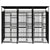 Outdoor Dog Kennel with Roof Steel 5.53 m²