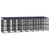 Outdoor Dog Kennel with Roof Steel 14.75 m²