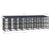 Outdoor Dog Kennel with Roof Steel 14.75 m²