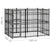Outdoor Dog Kennel Steel 5.53 m²
