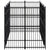 Outdoor Dog Kennel Steel 7.37 m²