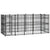 Outdoor Dog Kennel Steel 9.22 m²