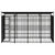 Outdoor Dog Kennel with Roof Steel 7.37 m²