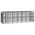 Outdoor Dog Kennel with Roof Steel 12.9 m²