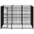 Outdoor Dog Kennel Steel 8.29 m²